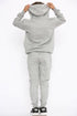Girls and boy plain zip tracksuit